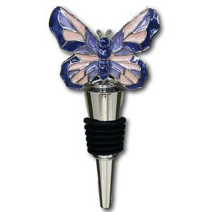 Tommy Bahama Bottle Stopper Metal Butterfly